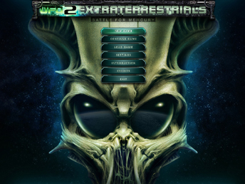 UFO2:Extraterrestrials main menu